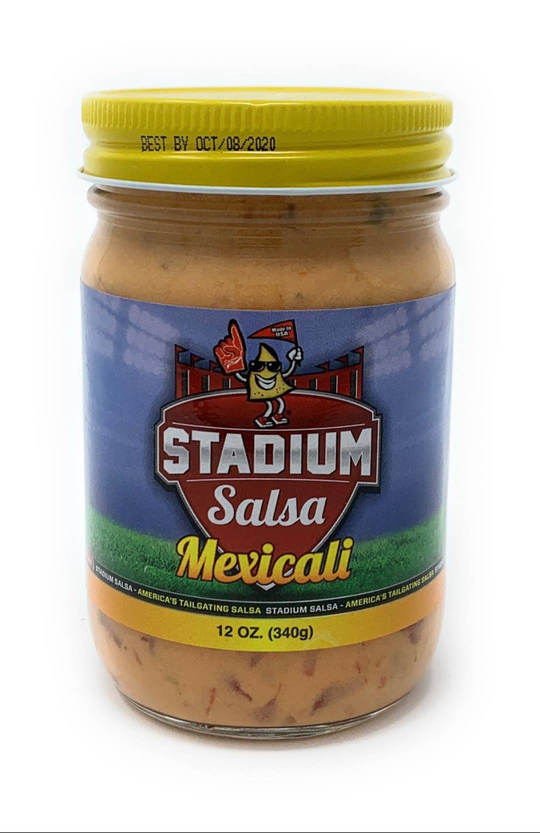 12 oz Mexicali Dip - Creamy Salsa for wholesale by Stadium Salsa LLC