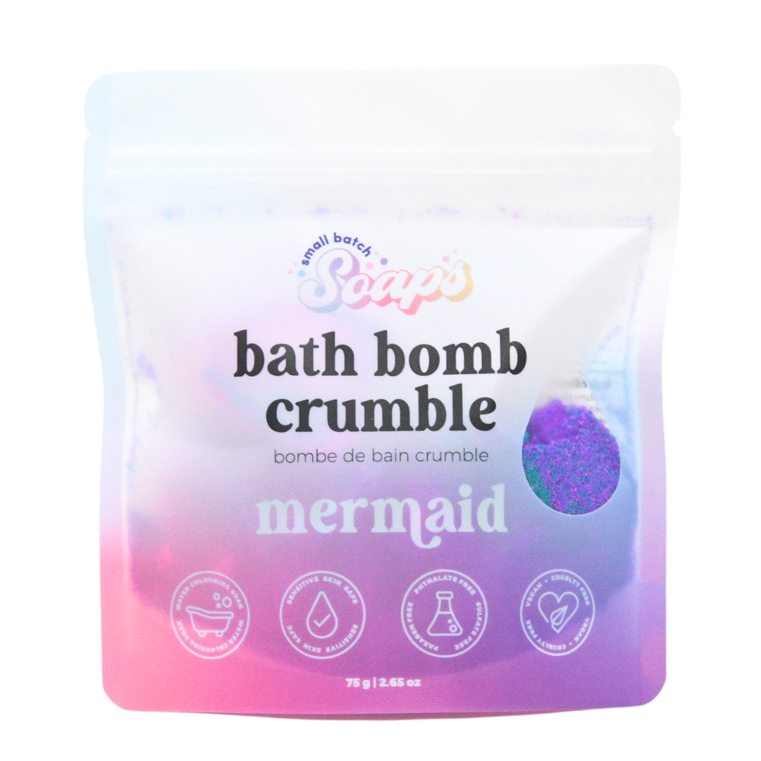 Small Batch Soaps - Wholesale Bath Bomb/Fizz - Mermaid Bath Bomb Crumble4