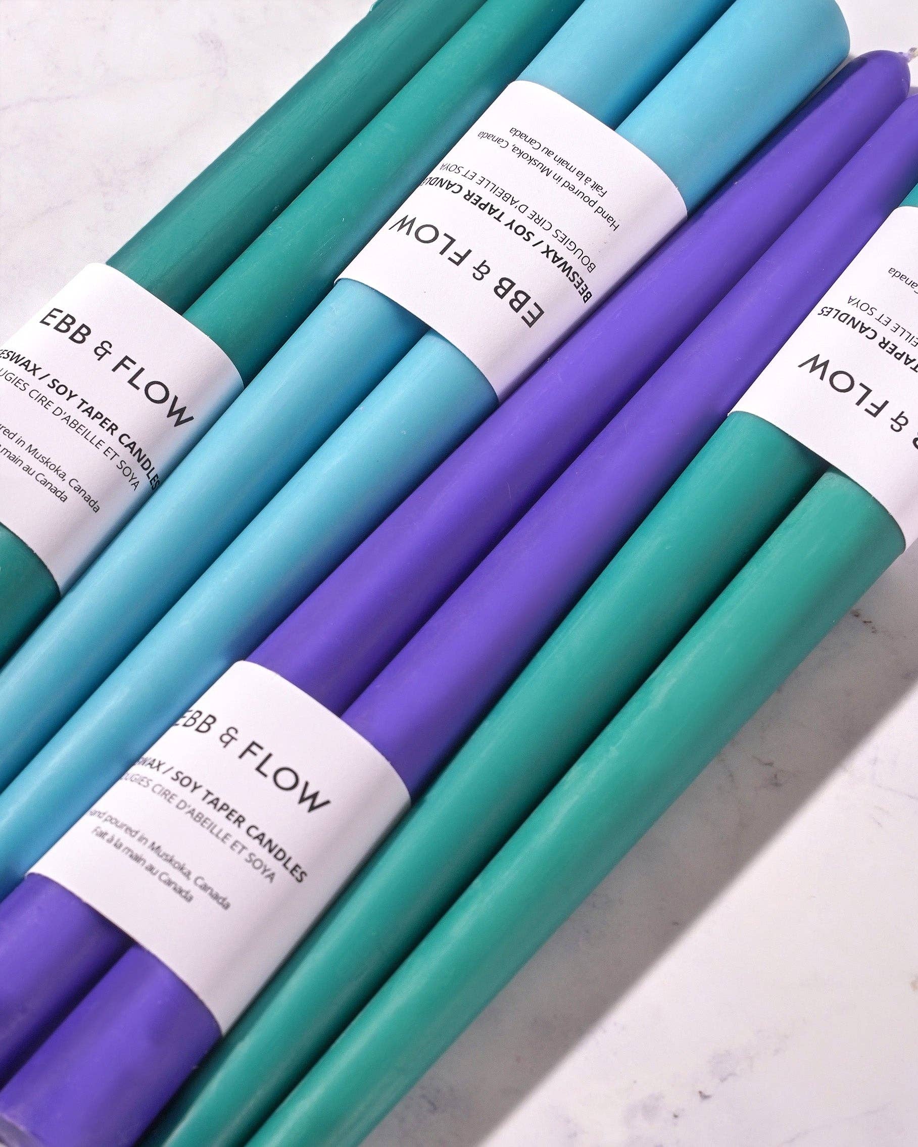 Ebb & Flow - Wholesale Tapered Candle/Candlestick - Beeswax / Soy Taper Candle Box Set - Cool1