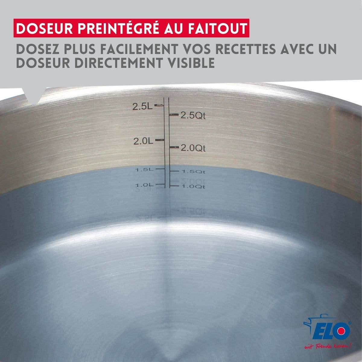 Zenker - Wholesale Cooking Pot - Set of 3 stainless steel stewpots 16 cm 20 cm and 26 cm Elo Citrin5