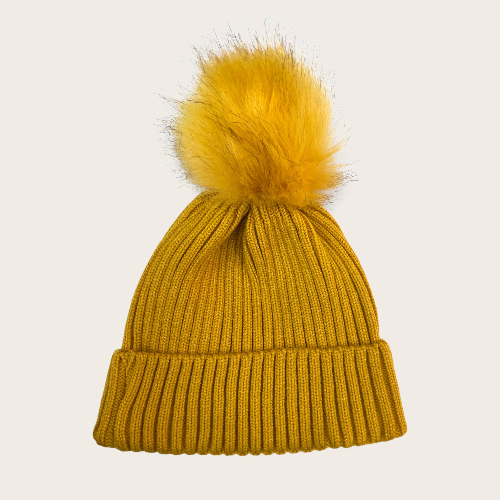 London Scarves - Wholesale Beanie - Kids - Hats with matching faux fur pompom of kids2