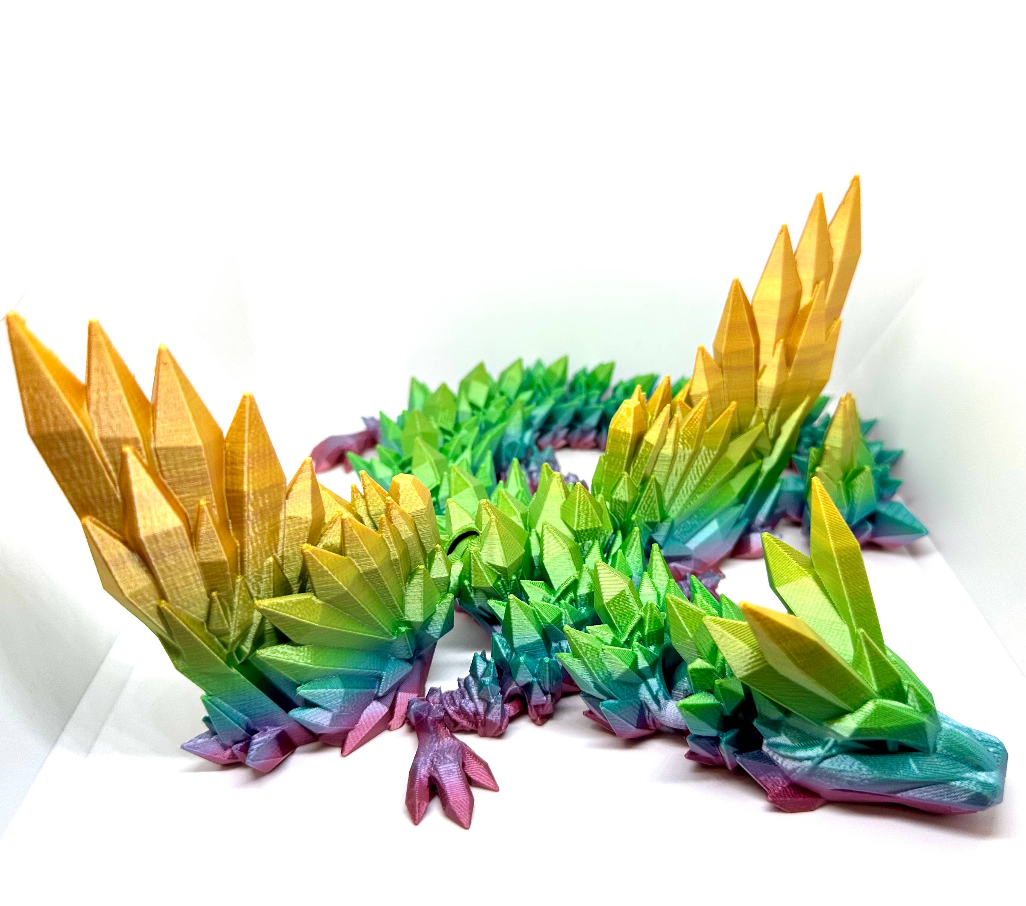 Ruby’s dragons - Vente Figurine – enfant - Grands dragons avec ailes imprimés en 3D — couleurs assorties14