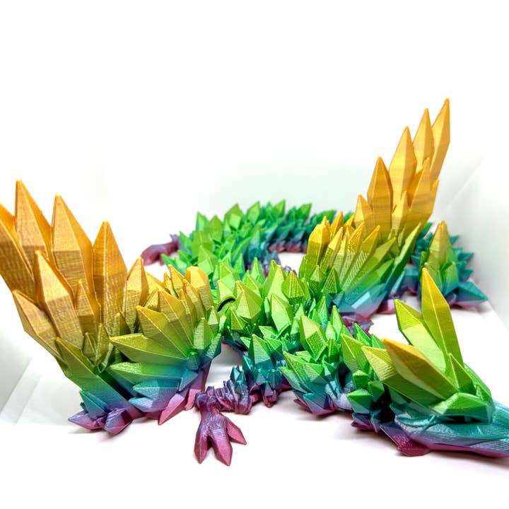 Ruby’s dragons - Vente Figurine – enfant - Grands dragons avec ailes imprimés en 3D — couleurs assorties14