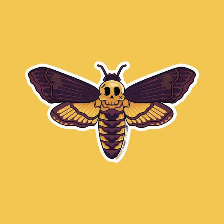 DEATH MOTH - PEGATINA para venta al por mayor de Nowhere Land