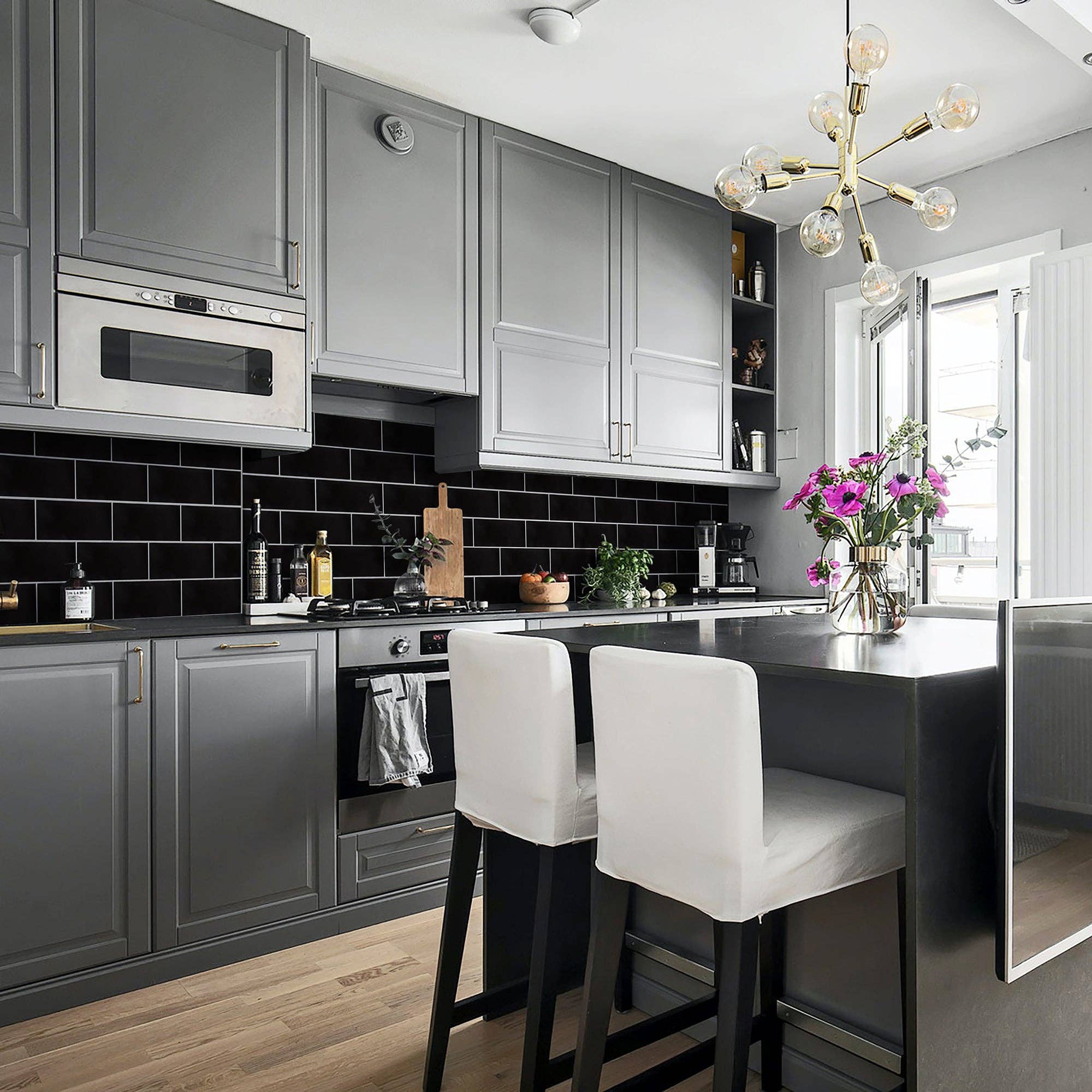 WS Tiles - Vente Carrelages muraux - Carreau de mosaïque en verre de 3" x 6", dosseret pour cuisine et salle de bain - 5 pieds carrés par carton110