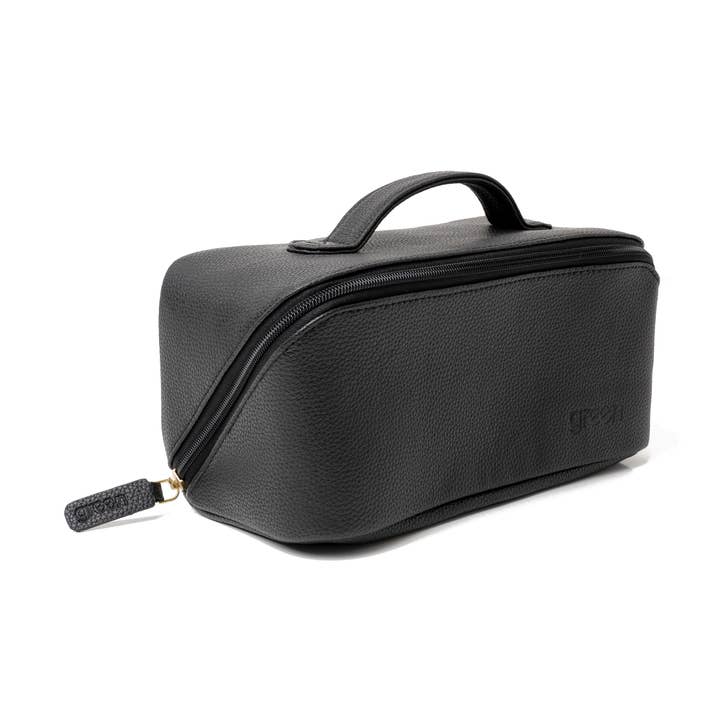 Borsa Trucco Pieghevole 'Freya' in Nero per la vendita all'ingrosso da parte di Victoria Green