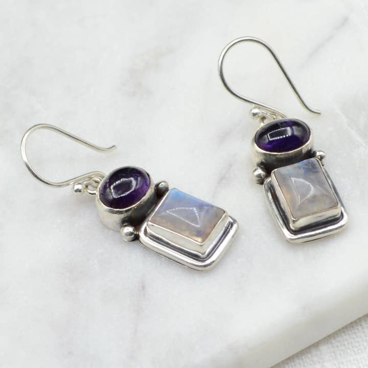 Sophisticate Silver Earrings for wholesale by Didi Bahini Fair Trade