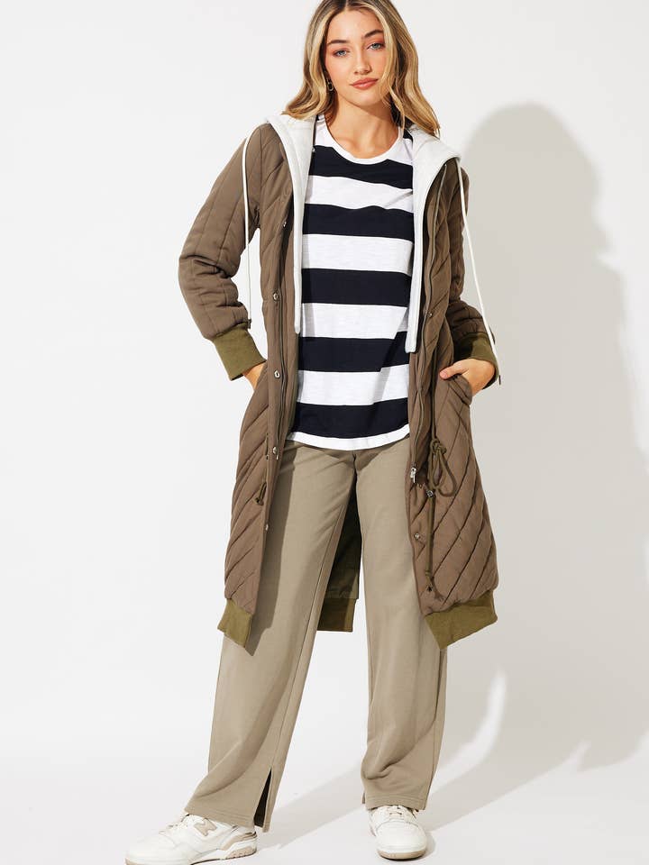 BRYDIE QUILTED PARKA for wholesale by BTL The Label