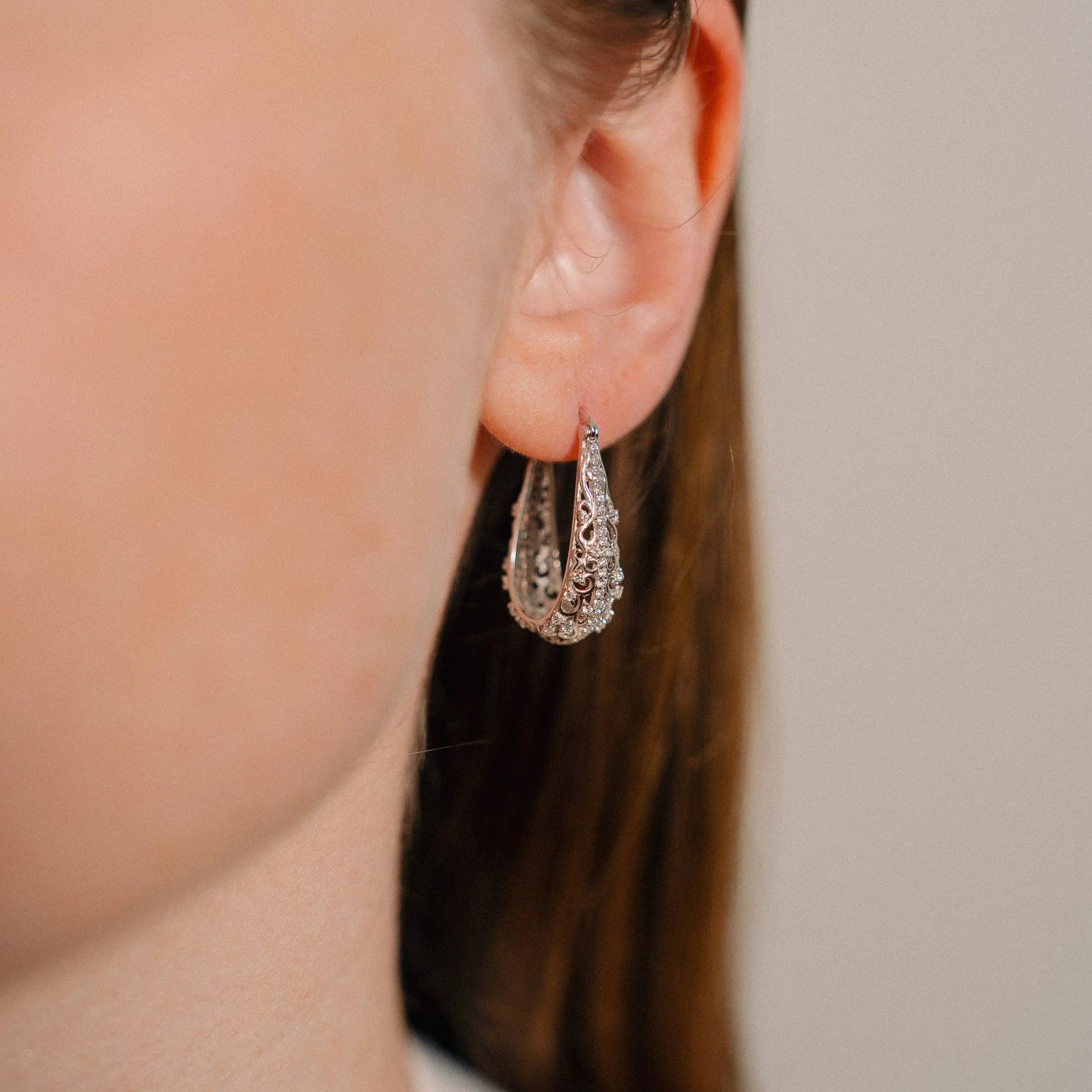 PHOEBE´S - Wholesale Hoop Earrings - Elegant hoop earrings in sterling silver4