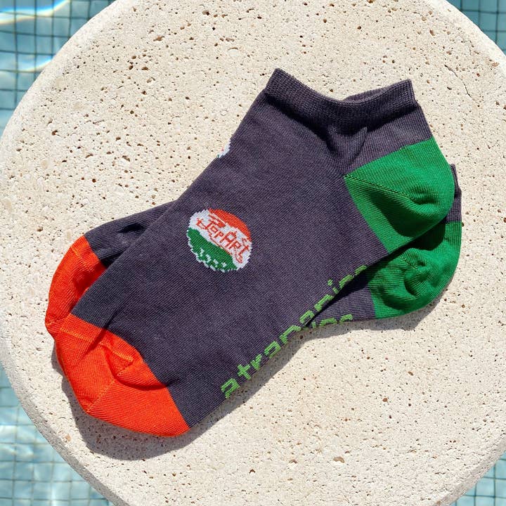 Calcetín ECO Modelo Tobillero Chapas para venta al por mayor de ATRAPAPIES