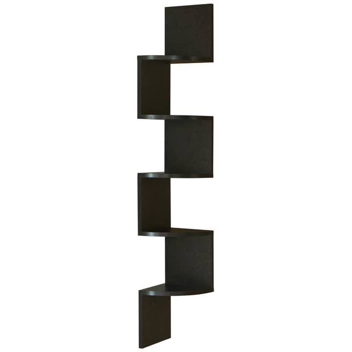 Quickway Imports – wholesale Wall-mounted shelf – 5 Tier Wall Mount Corner Shelf