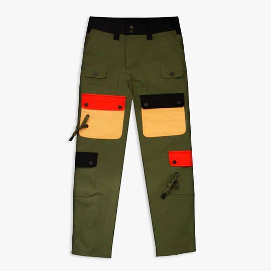 Cropped Cargo Pant; Olive for wholesale by LottoNYC