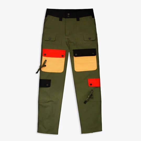 Cropped Cargo Pant; Olive for wholesale by LottoNYC