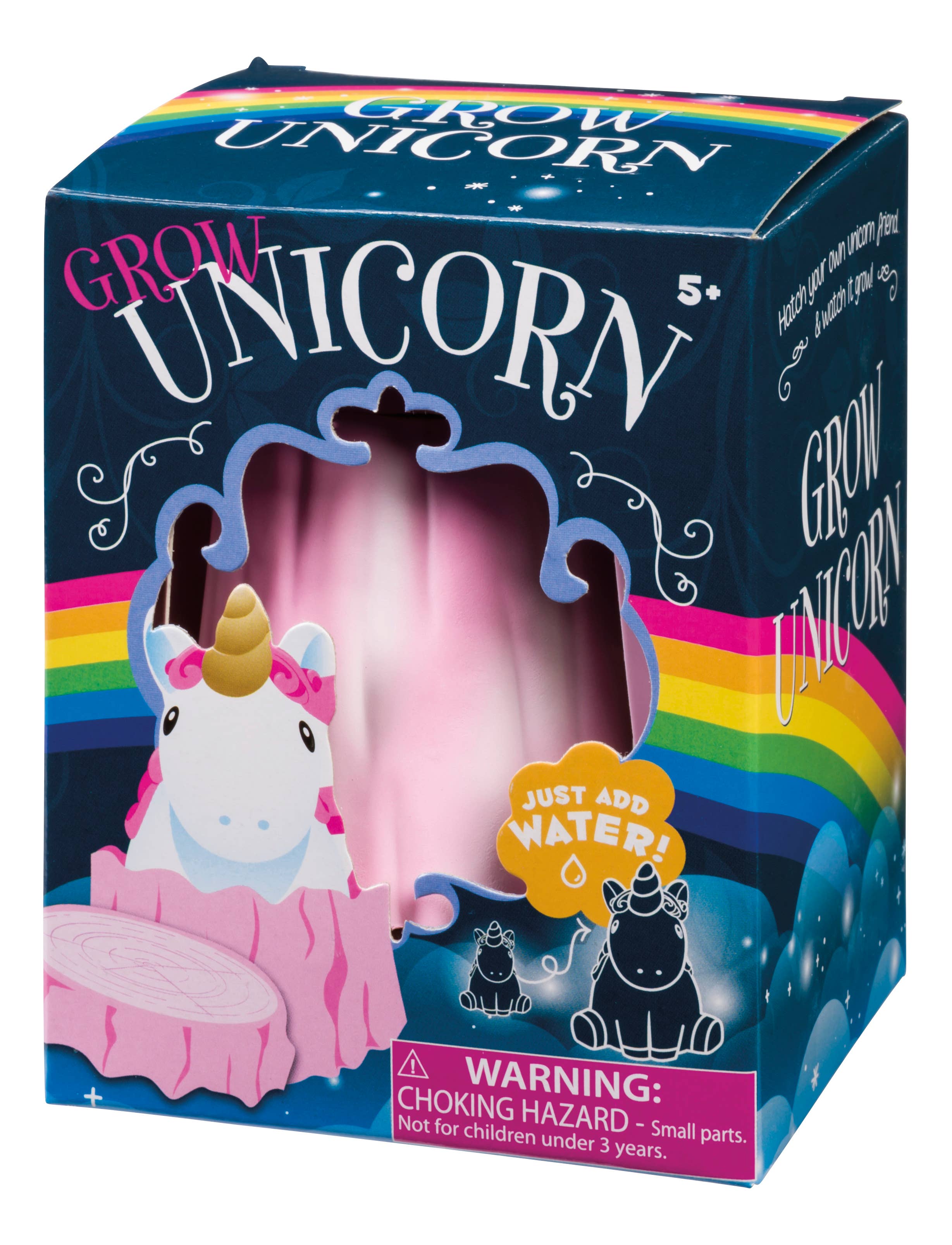 Toysmith - Wholesale Retailer Display - Kids & Baby - Grow Unicorn, Just Add Water, Display of 121