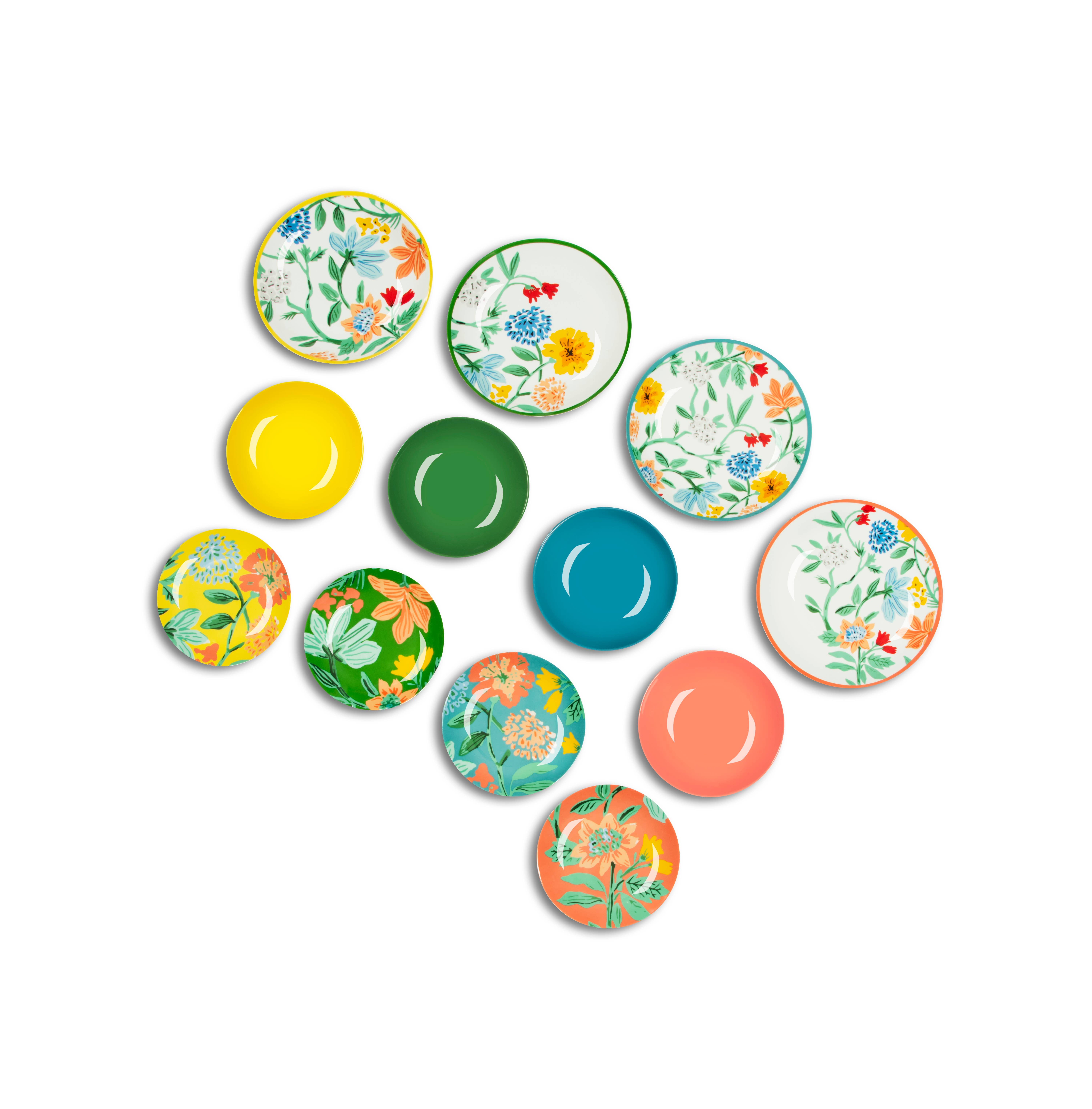 multicolour 12-Piece Dinnerware Set Eze Sur Mer for wholesale on Faire1