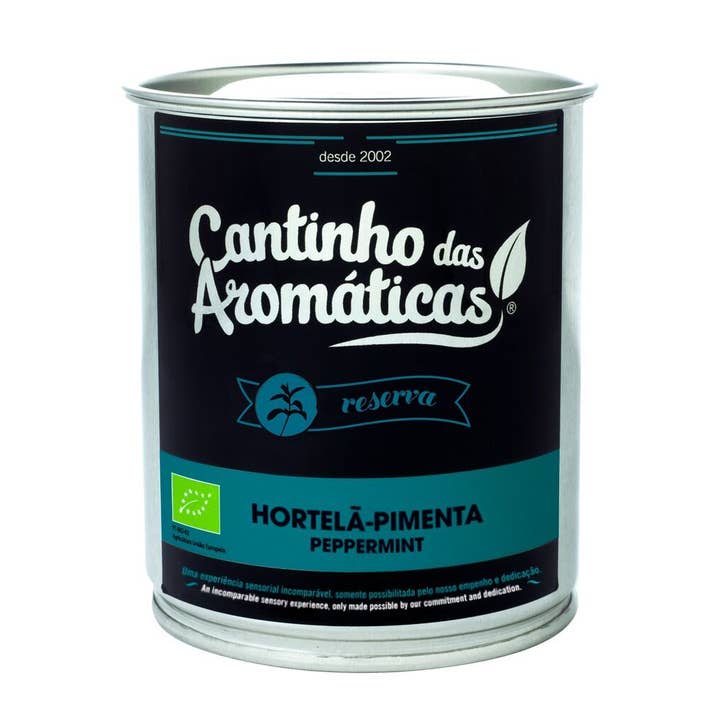 Lot de réserve de menthe poivrée pour infusion BIO pour la vente par Cantinho das Aromáticas