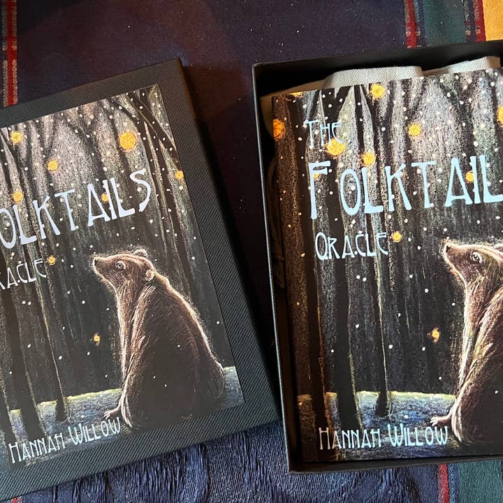 Hannah Willow Art – wholesale Tarot cards – The Folktails Oracle deck, Special black box edition8
