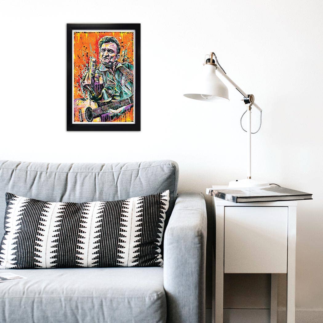 Point Blank Art & Design - Wholesale Art Print - Johnny Cash Thank You Nashville Art Print 12 x 18"3
