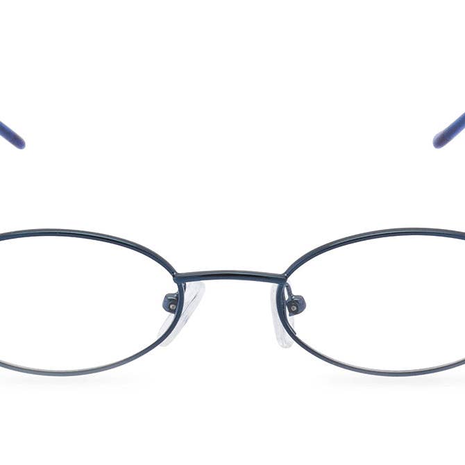 Gafas Ovaladas Adam - Azul para venta al por mayor de Retropeepers Ltd