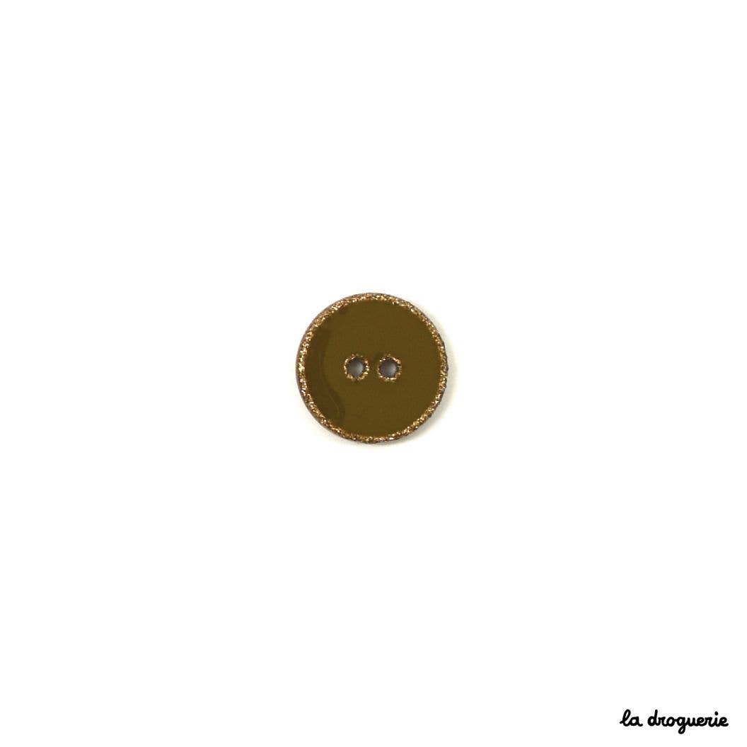 LA DROGUERIE - Wholesale Sewing Button/Snap - Button "C'est la vie" 15 mm1