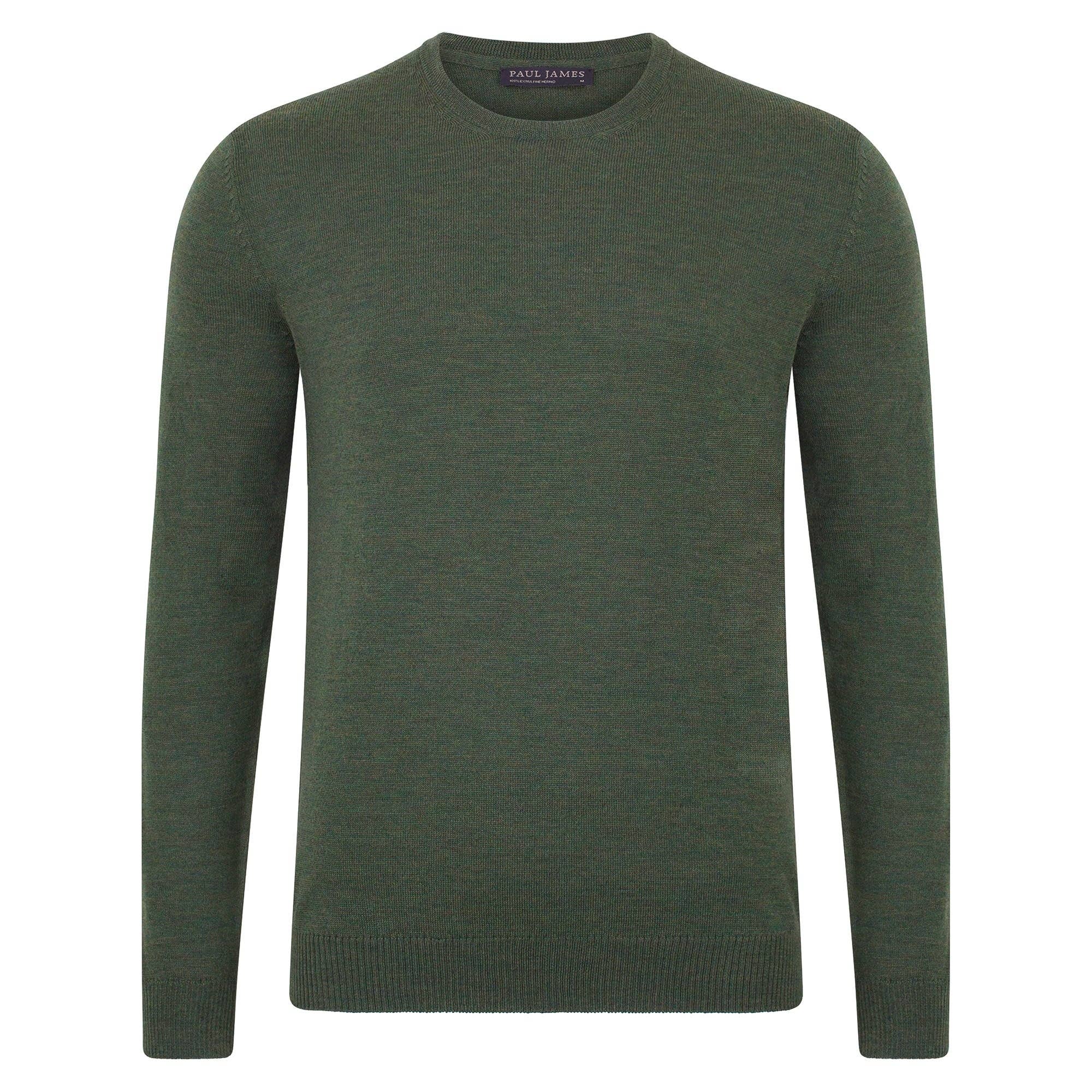 Paul James Knitwear – wholesale Knitted jumper – Men′s – Mens Extra Fine Merino Wool Crew Neck Jumper15