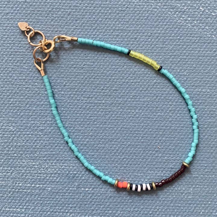 Thinnest Line armband, turkoois voor wholesale door Alice Rise