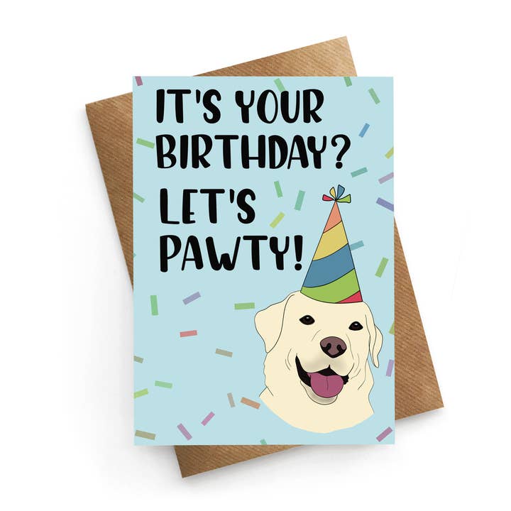 Lets Pawty for wholesale by STUCK SHOP GIFTS