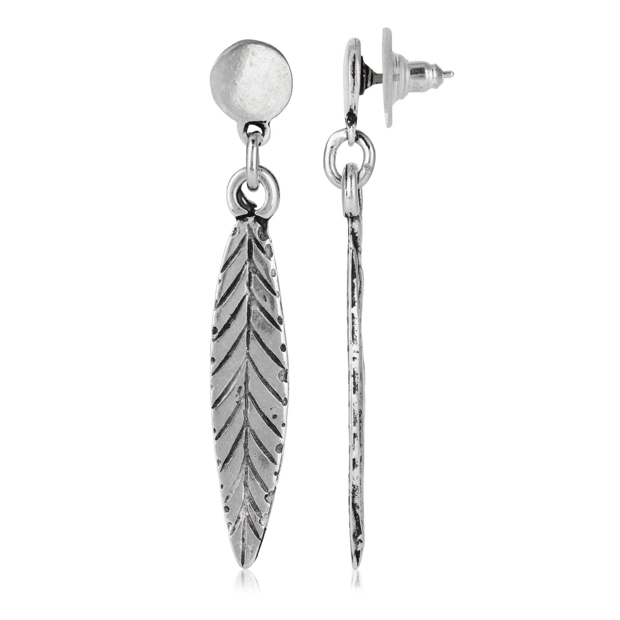 Gloria Mago – Engroshandel Hængeøreringe og creoløreringe – Sølv Øreringe Pluma Tuba sølv0