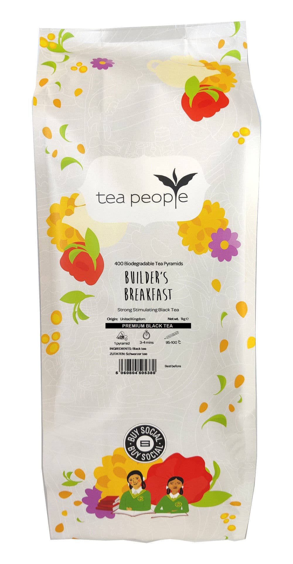 Tea People – wholesale Tea bags – Builder's Breakfast - Black Tea Pyramids8