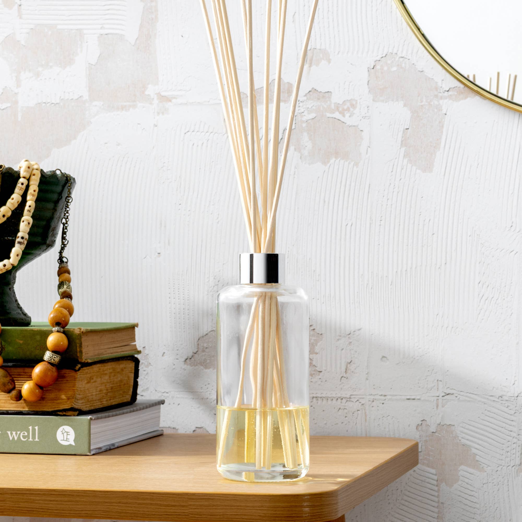 Buckley & Phillips Aromatics - Wholesale Reed Diffuser - Clear Glass Reed Diffuser Bottle Tall2