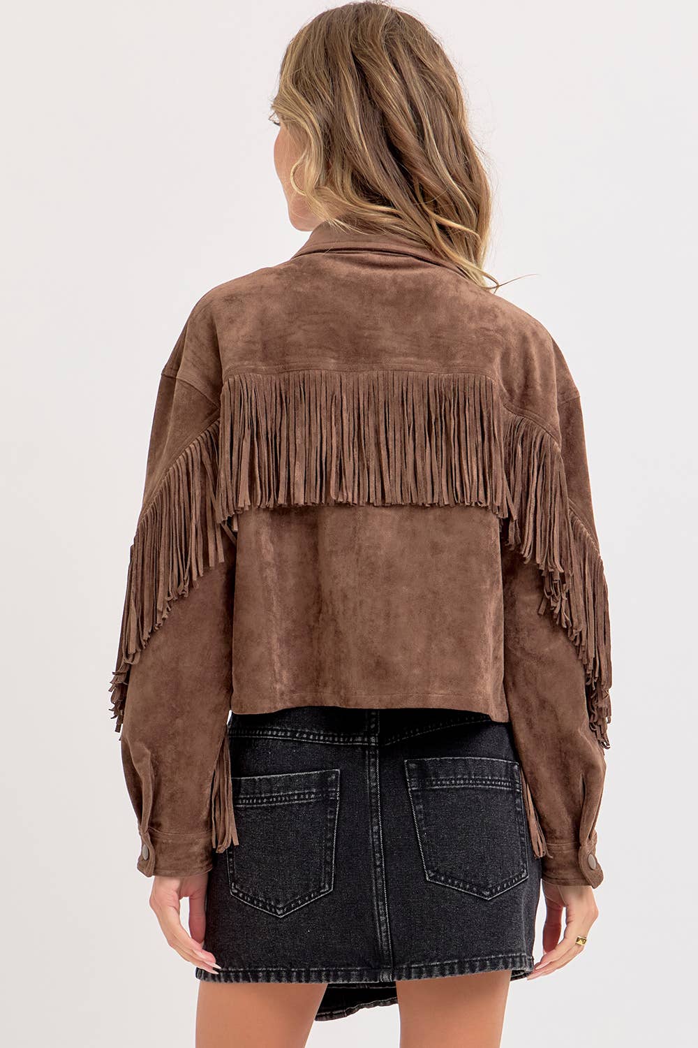 Sweet Lovely by Jen – Großhandel Hemdjacke/Shacket – Damen – Western-inspirierte Wildleder-Shacket13