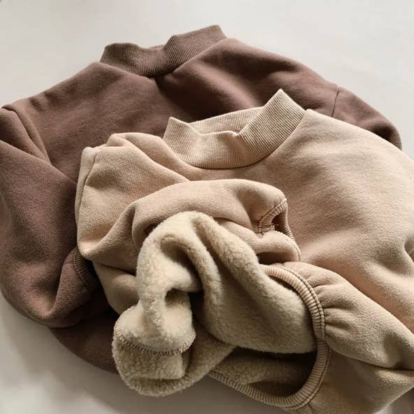 Finley Fleece Pullover for wholesale by ntrl co.