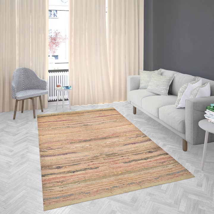 Fabstyles - Wholesale Area Rug - Fabstyles Chindi Rag Rugs (Multiple Color & Size Options)13