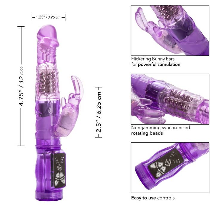 CalExotics - Wholesale Sex Toy - Jack Rabbit® Petite Jack Rabbit® - Purple2