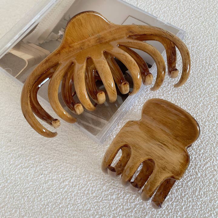 Dipped Shop - Wholesale Hair Clip - Women's - Vintage Simple Log Color Claw Clip DPJC10