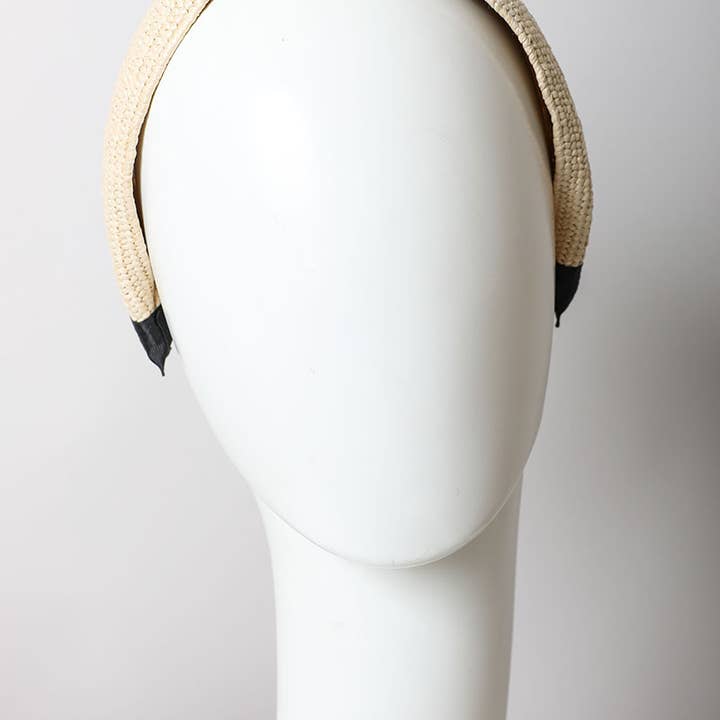 Leto Accessories - Wholesale Fashion Headband - Women's - Bohemian Straw Rattan Knotted Headband4
