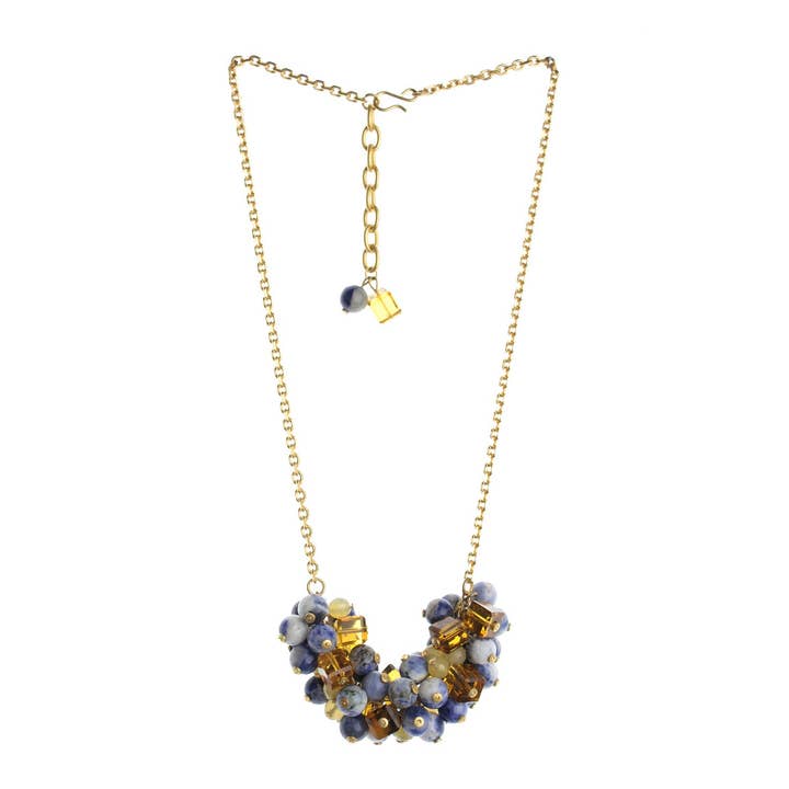 Cristal Berries ketting diverse kleuren voor wholesale door Ginger & VelVet