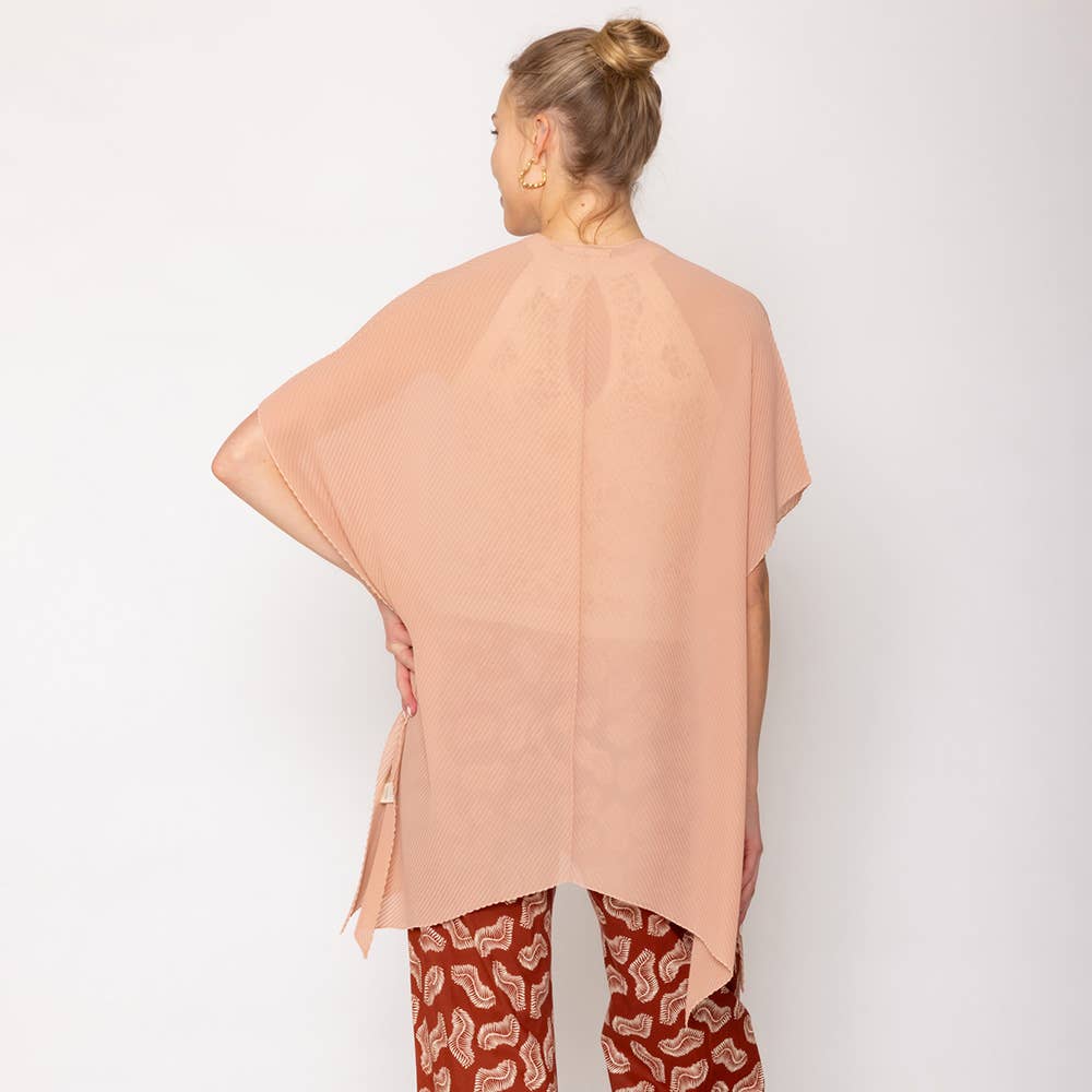 Sensibling Corp. - Wholesale Poncho - Women's - Solid Chiffon Ruana Poncho14