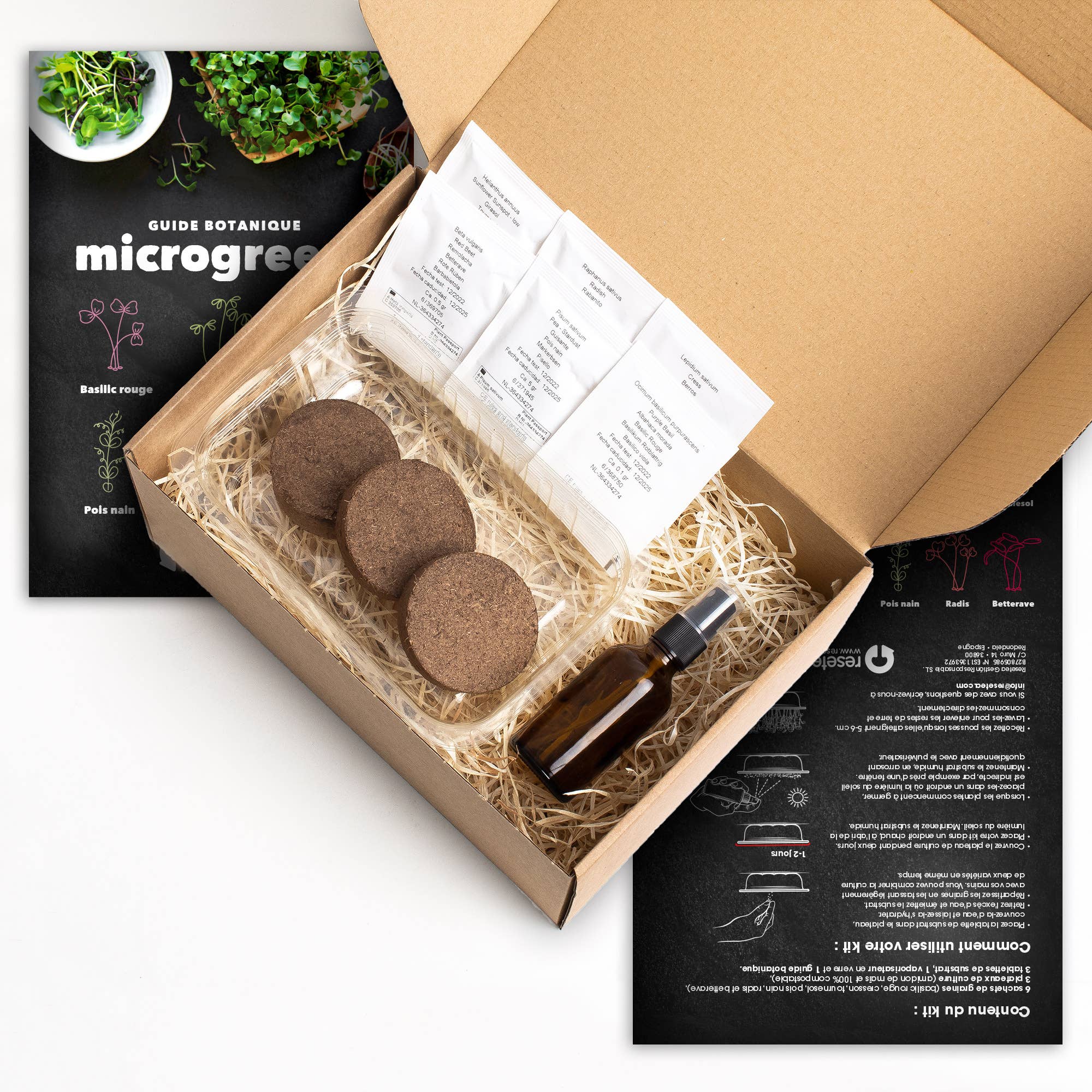 Resetea – wholesale Plant seeds – Microgreens Self-Growing Kit🌱2