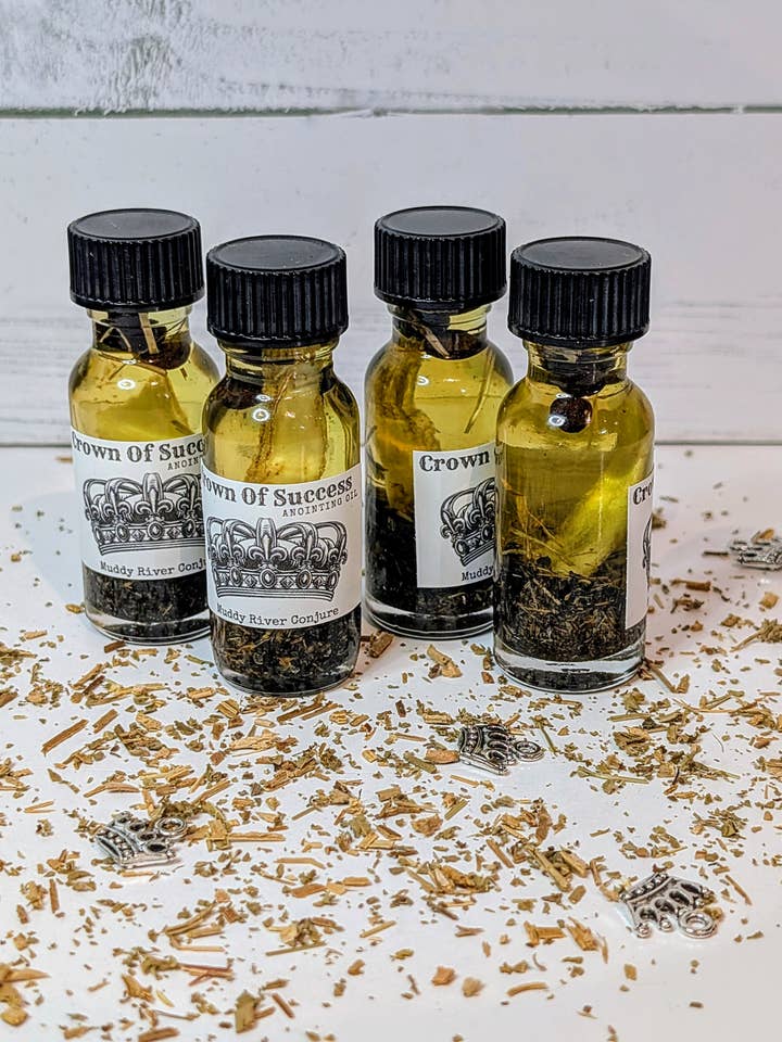 Intention Based Crown Of Success Anointing Oil for wholesale by Muddy River Conjure