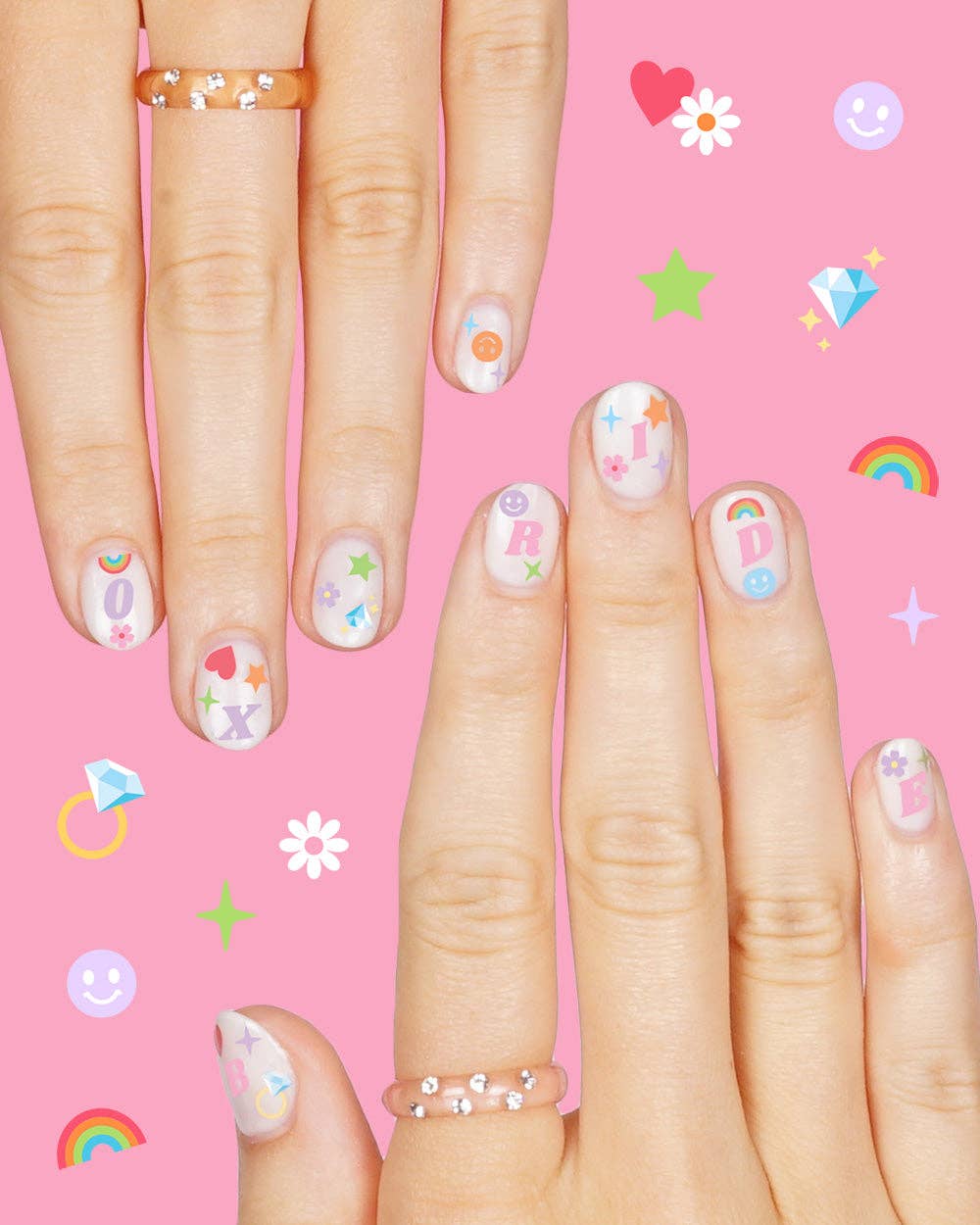 xo, Fetti - Wholesale Nail Art/Decal - Bride Decal Nail Stickers, Bachelorette Party Accessory,Gift0