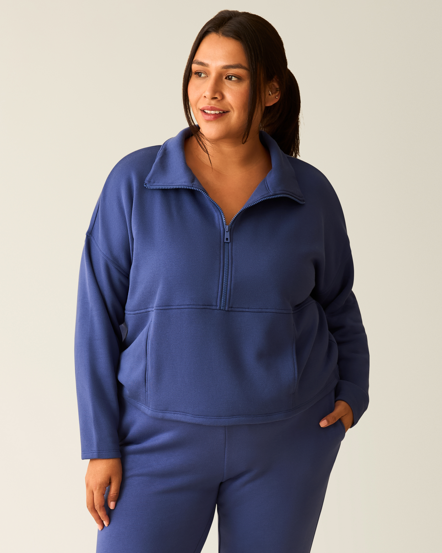 Kindred Bravely - Wholesale Sweatshirt - Women's - Cloud Fleece Half Zip Pullover4