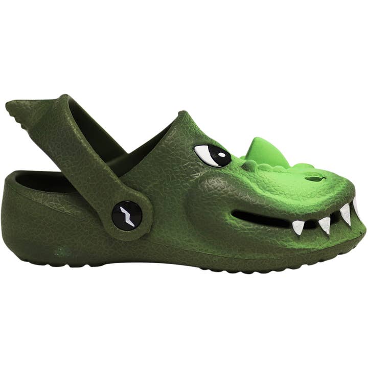 Eastern Off Price - Wholesale Sandals - Kids - Green Gator Kids' Norty Toddler Slip-On Clog Sandals 41920