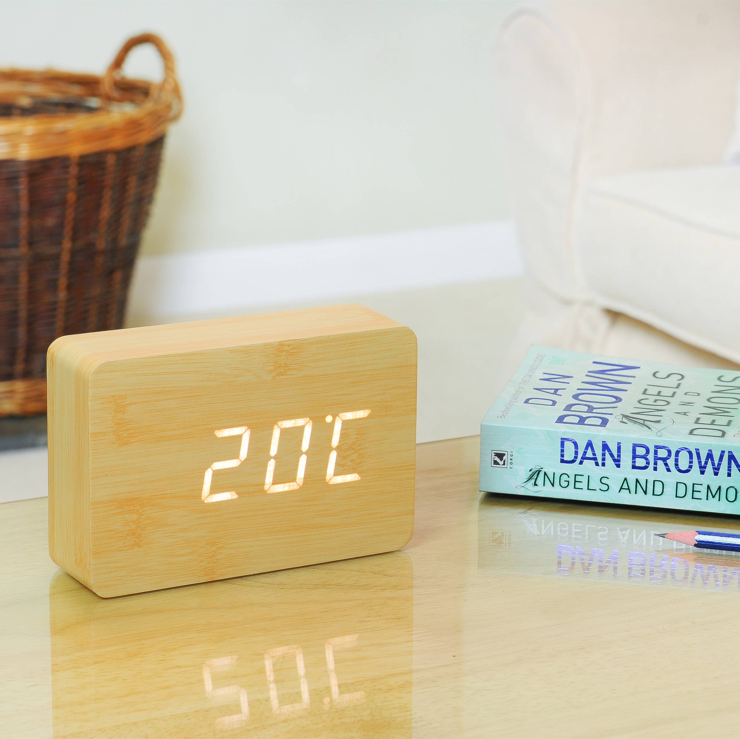 Gingko Design – wholesale Alarm clock – Gingko Brick Click Alarm Clock9