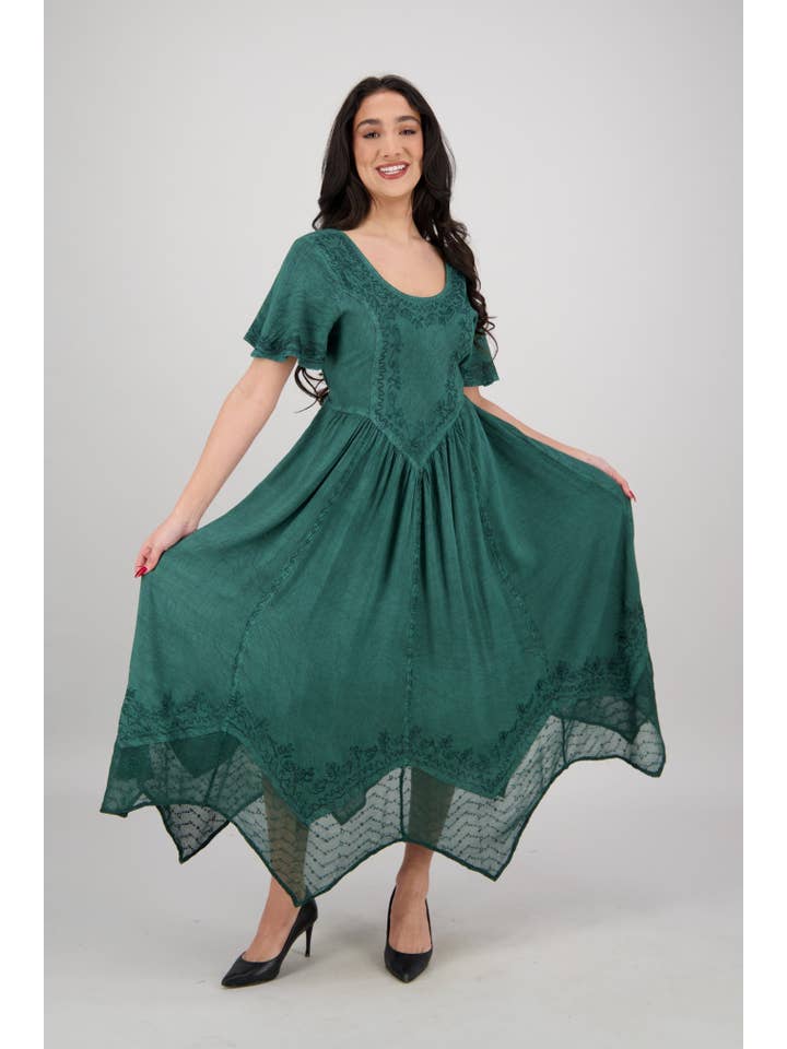 Advance Apparels - Wholesale Dress - Women's - Renaissance Flutter Sleeve Dress ADL-2532718