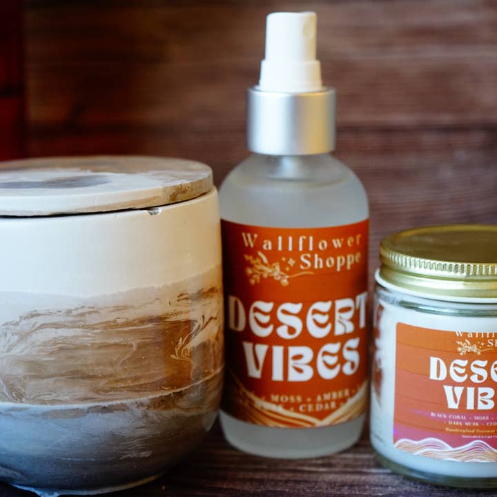 The Wallflower Shoppe - Wholesale Jar/Filled Candle - Desert Vibes13