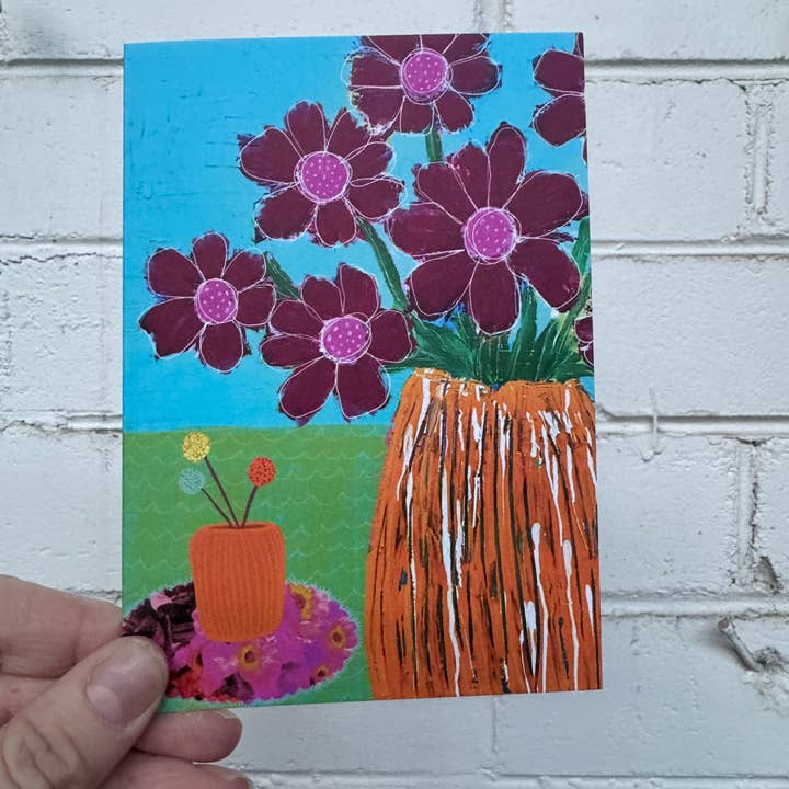 Greeting Card - Floral Folklore No.6 for wholesale by Rondelle Designs