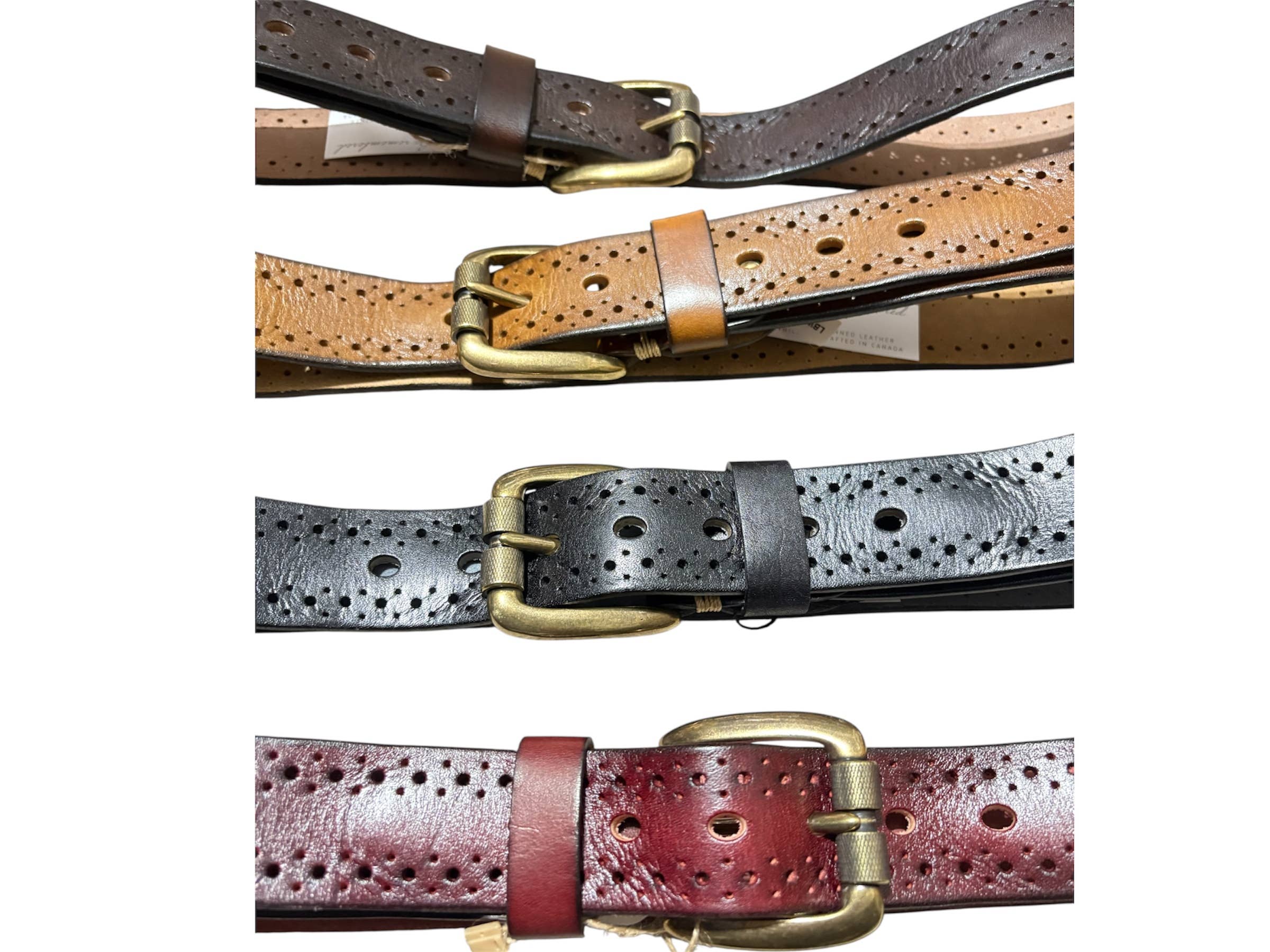 Armoir fashion – wholesale Bälte - Herr – Oxblood läderbälte – Full-Grain, kanadensiskt hantverk1