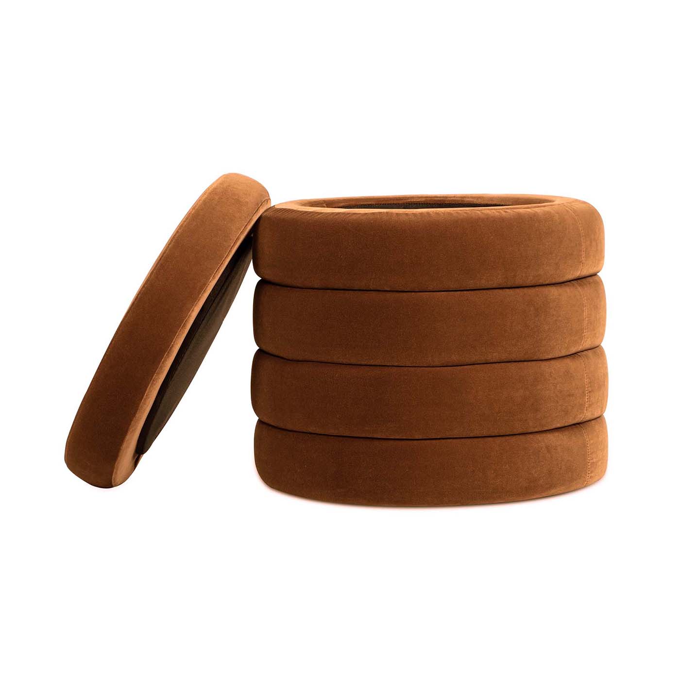 Jennifer Taylor Home - Wholesale Ottoman - Fuji Oversized Round Storage Ottoman30