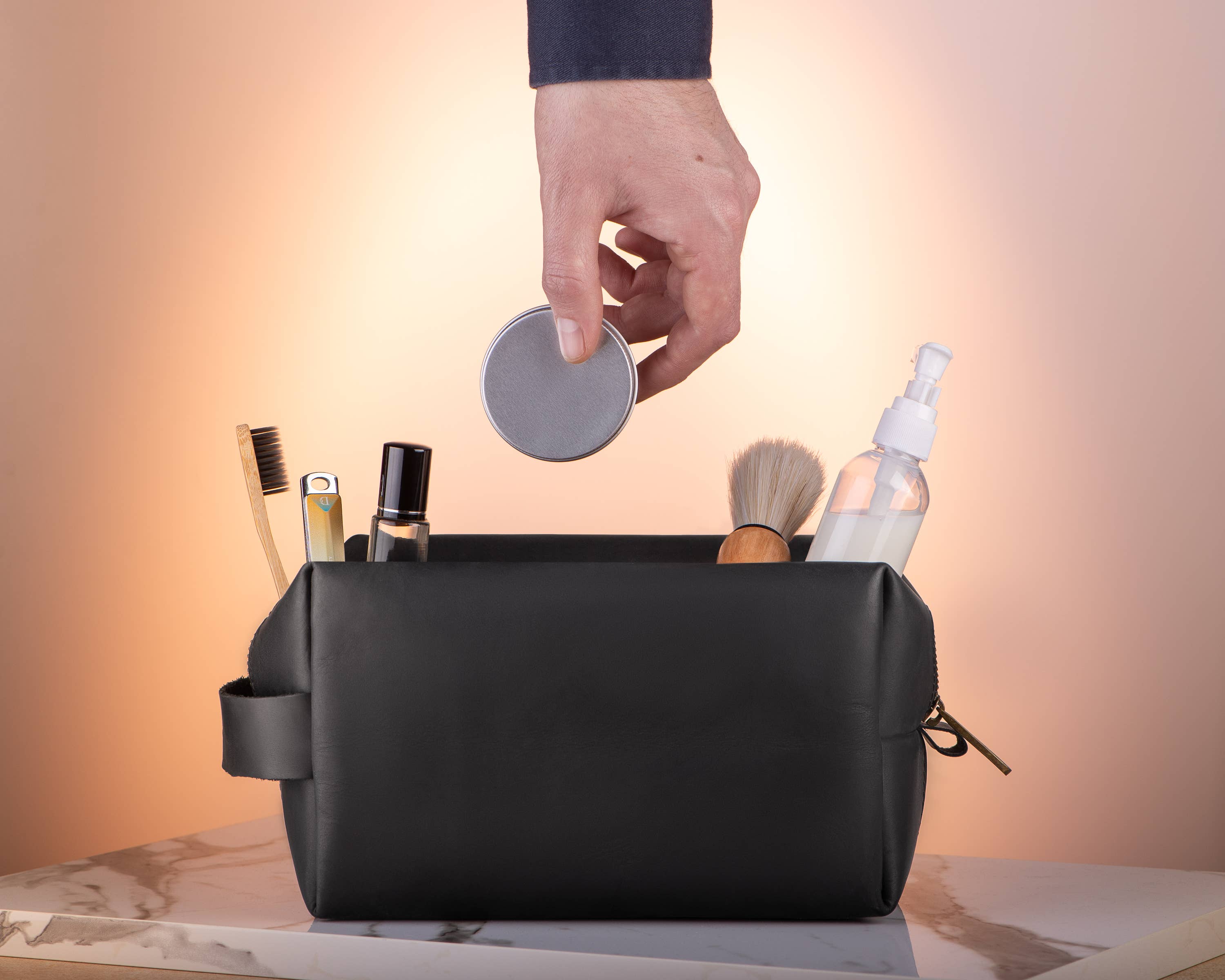 Viva Workshop - Wholesale Toiletry Bag - Men's - Leather Toiletry Bag1